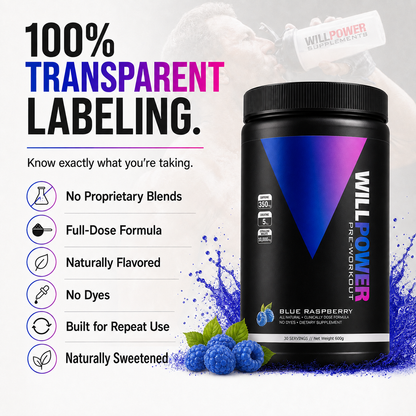 Willpower Pre-Workout